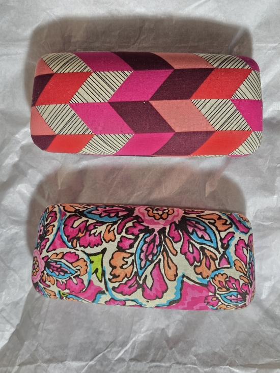 Vera Bradley Accessories - Vera Bradley Set Of 2 Pink Multi Patterned Sunglass Cases - NWOT